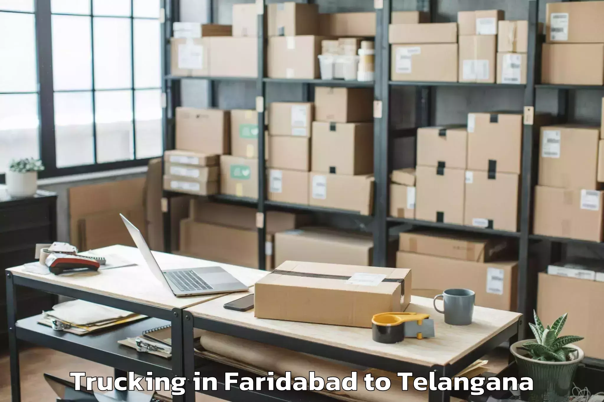 Book Your Faridabad to Neradigonda Trucking Today